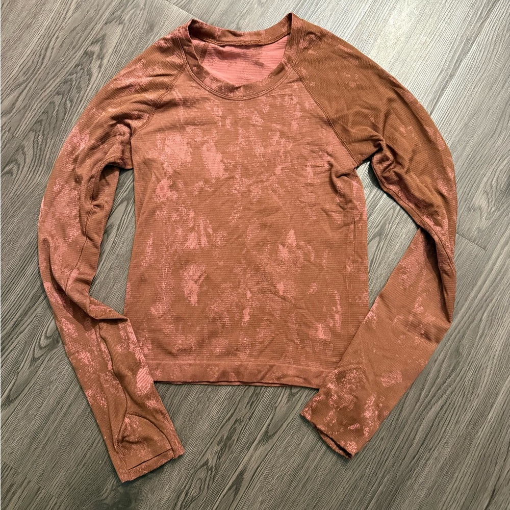 lululemon athletica Women's Tie-Dye Sweatshirt in Brown